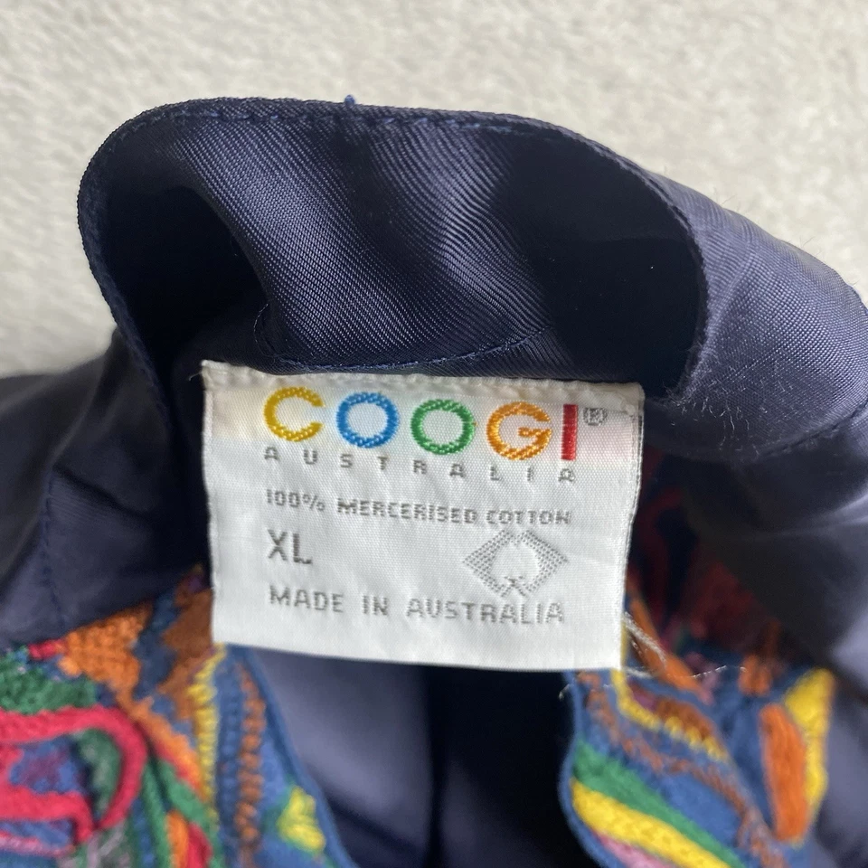 Coogi Australia XL Cable Knitwear Vest Sleeveless Sweater Pockets Jacket Vintage - Image 4 of 4