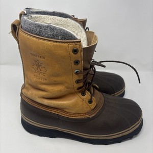 Sorel Manitou Kaufman Wool Waterproof Snow Rain Winter Boots Mens Size 11 EUC Sorel kaufman manitou winter - Gem main image 4