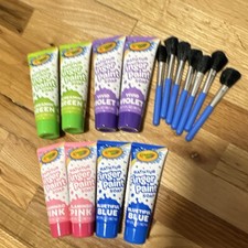 Crayola Finger Paint Soap Set 4 Colors 3oz Each with Brushes ALL for one price