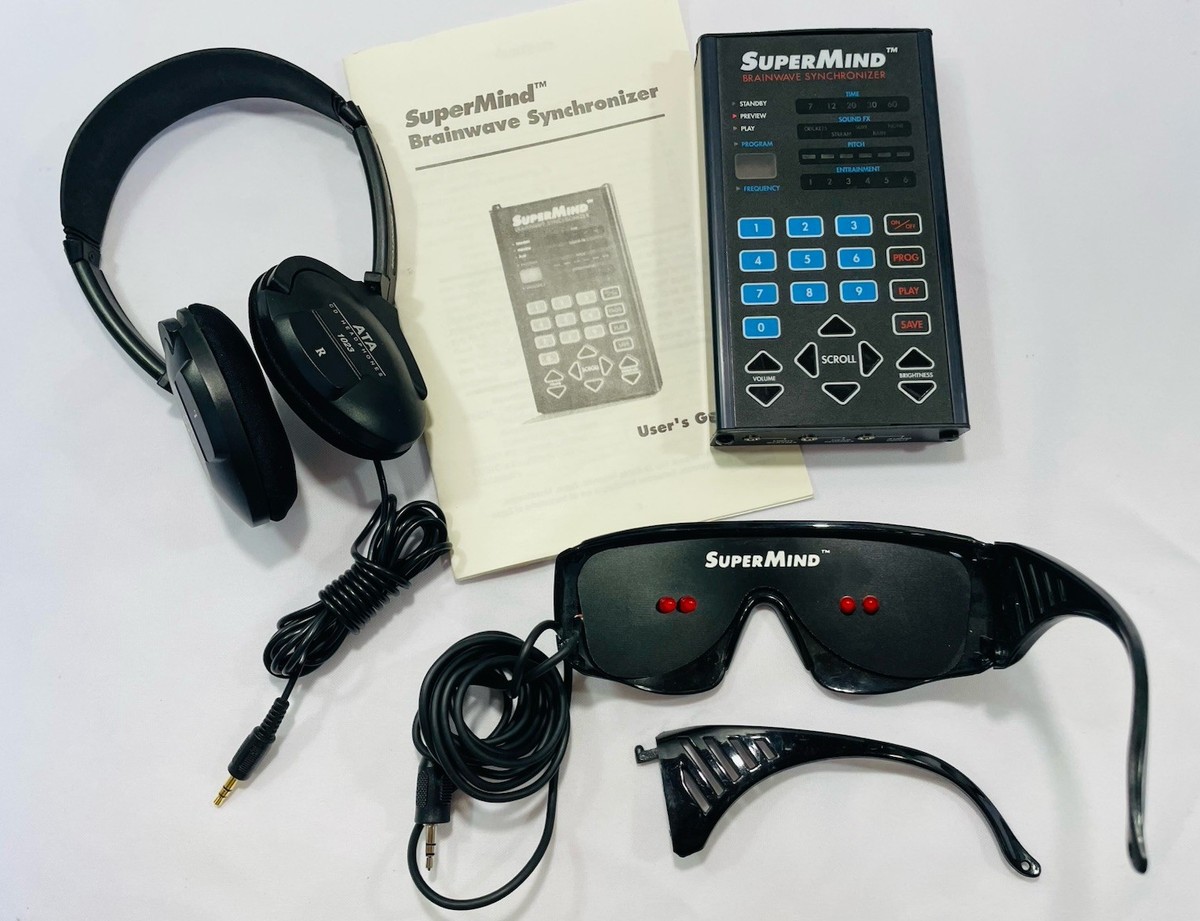 Vintage Zygon SuperMind Meditation Brainwave Synchronizer Glasses Vintage Zygon SuperMind Meditation Brainwave Synchronizer Glasses
