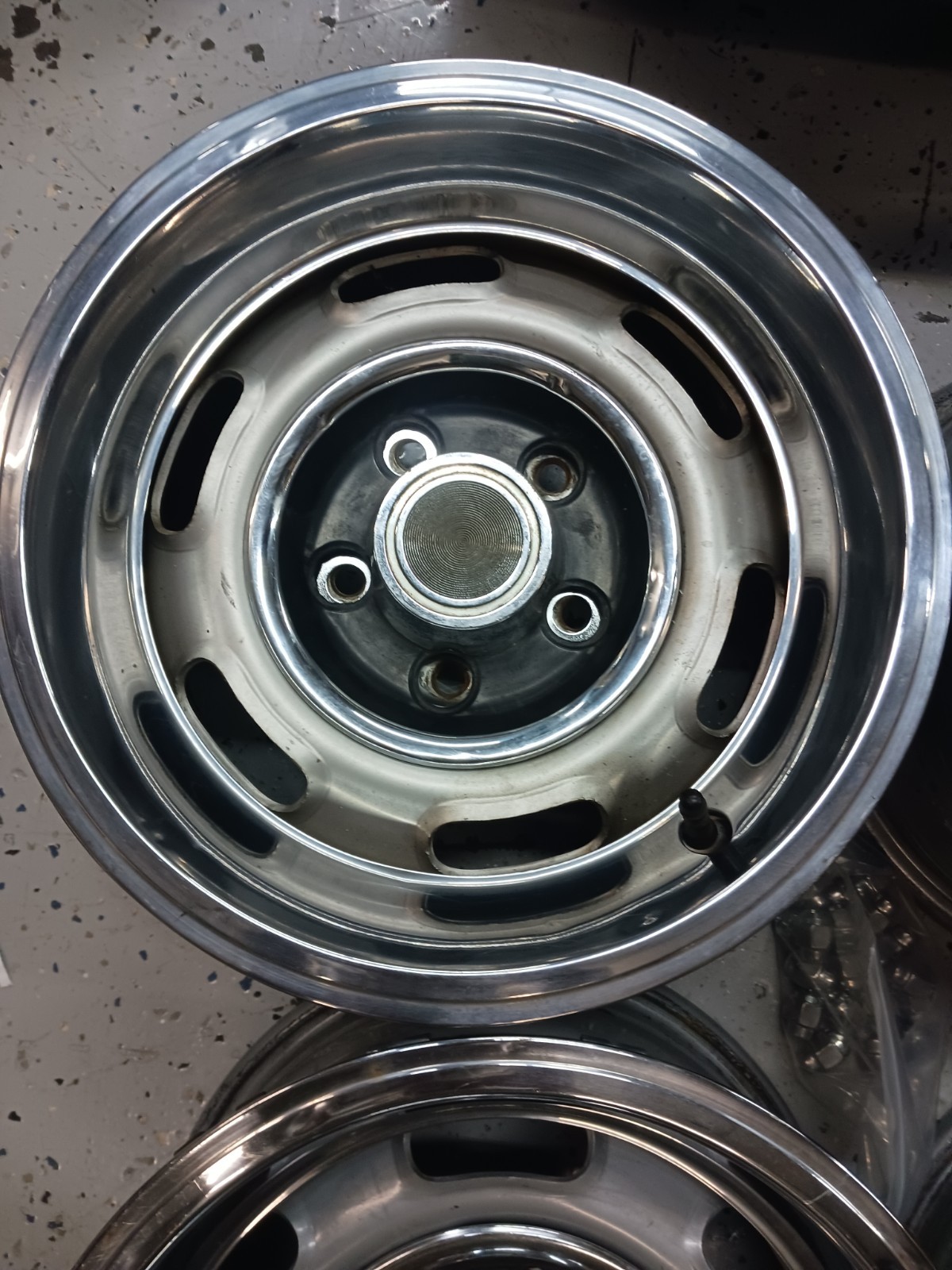 1966 1967 1968 PONTIAC GTO 14 X 7 RALLY 1 WHEELS CAPS RINGS USED A ...