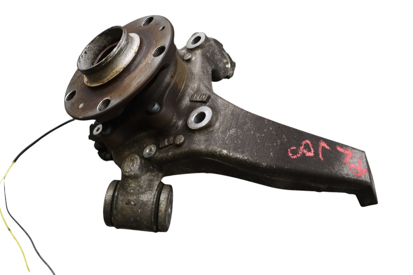 03-13 Bentley Continental GTC Rear Left Side Spindle Knuckle Hub Oem