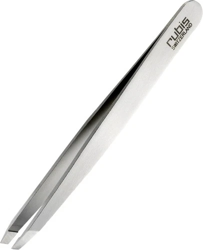 Rubis Tweezer 1k102 Swiss Made Precision Tool for Eyebrow Shaping and Grooming