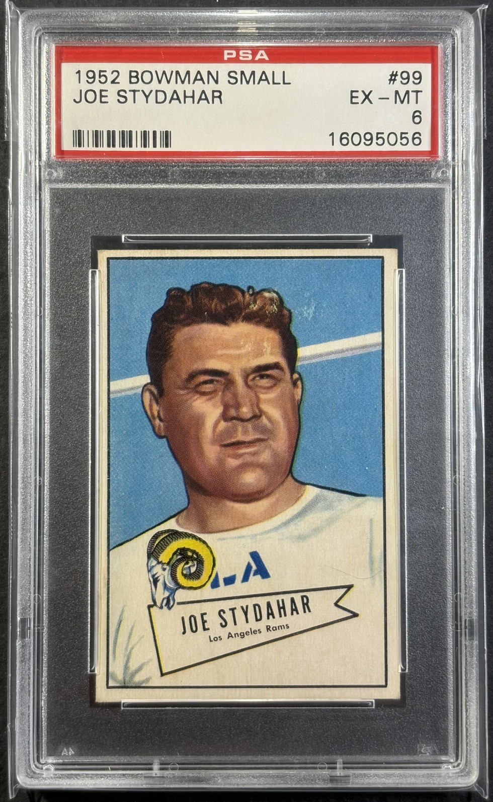 1952 Bowman Small Football #99 Joe Stydahar PSA 6