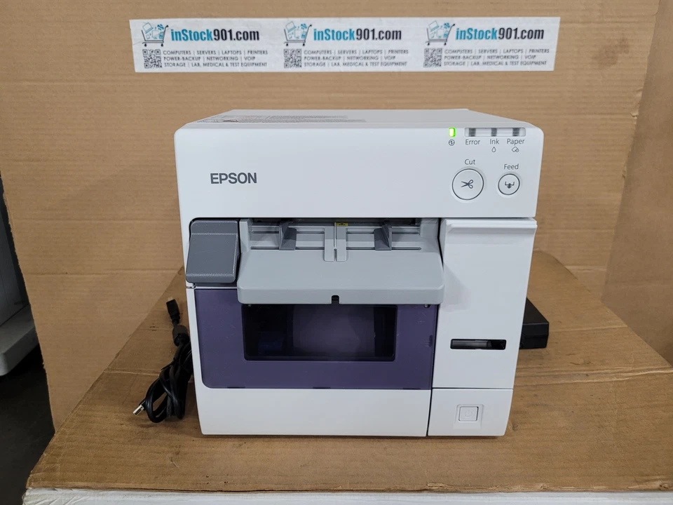 Epson ColorWorks TM-C3400 Farbdrucker funktioniert top vollständig getestet mit Tinte