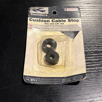 Saunders Cushion Cable Stop Size 3/8  Rod - 0711