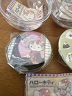 Hello Kitty Gachapon Pin Badge Button, Unopened Collectible, Rare Set Of 3 Japan — photo 3