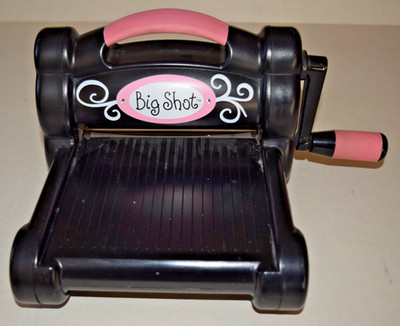 Sizzix Big Shot Manual Die Cutting & Embossing Machine Black & Pink