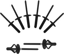 Tri-Fold Exploding Large Head Aluminum Pop Blind Rivets 3/16''  4/5'' Long Grip