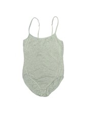 Saki Silver Women Gray Bodysuit M