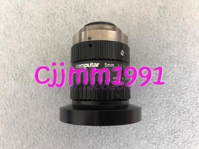 1PC used Lens  computar 5mm 1：1.4 1/2   #zc