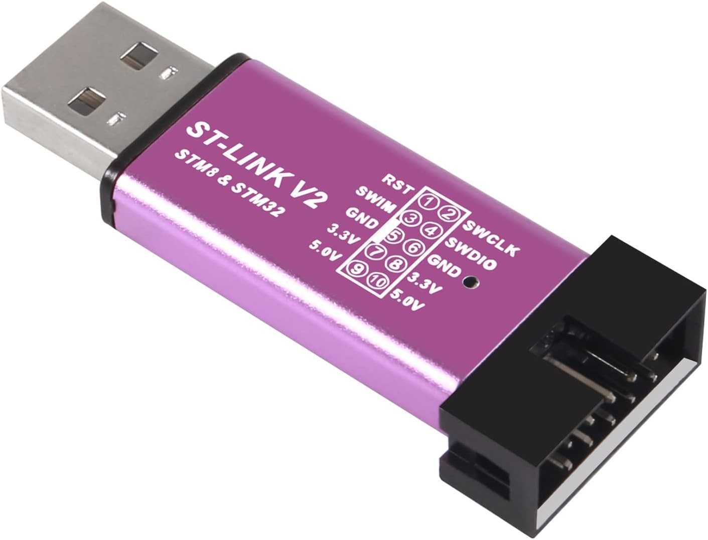 1PCS ST-Link V2 Emulator Downloader Programmer STM32F103C8T6 STM8 STM32 with Cab