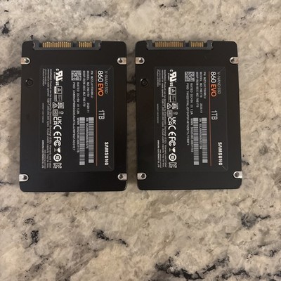 Samsung 860 EVO Series  1TB 2.5'' SATA SSD Solid State Drive - MZ-76E1T0