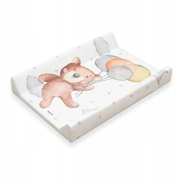 8596164063798 Przewijak usztywniany miś różowy 47x70cm Baby mix