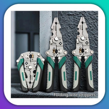 Foldable Wire Strippers Wire Stripping Tool Electrical Pliers Electrician Tool