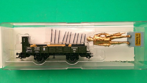 C16 Trix H0 Güterwagen 24037 Rungenwagen K.Bay.Sts.B. König Ludwig II OVP TOP | Condition: Gebraucht