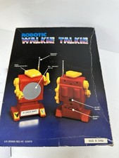 Vintage 80s Space Toy Robots Robotic Walkie Talkies Brand New