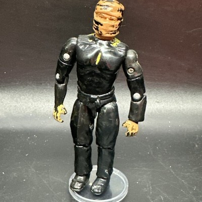 1986 NINJA GI JOE REMCO TOYS  COBRA CUSTOM ''NIGHT SHADOW'' FIGURE FLAWS READ