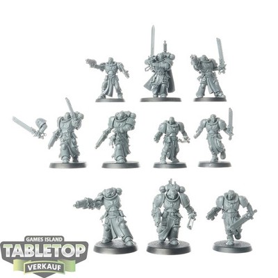 Black Templars - 10x Primaris Crusader Squad - unbemalt