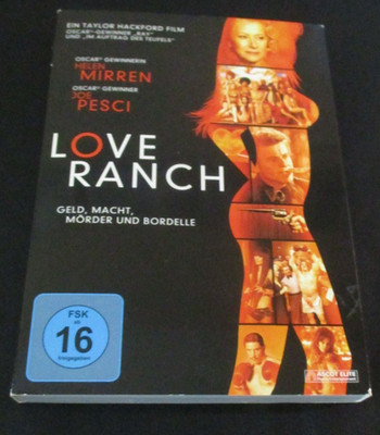 2 x DVD Love Ranch Helen Mirren Joe Pesci / Lover Boy Kevin Bacon Matt Dillon