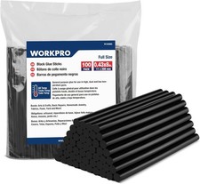 100 Pack Black Hot Melt Adhesive Glue Sticks for All-Temp Glue Guns, 0.43x8 0.39 per gallon