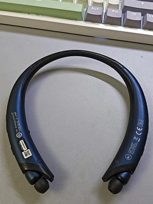 LG TONE HBS-A100 Bluetooth Wireless Sports Wireless Headphones - Black Tested