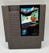 Slalom Ski NES Nintendo Game Clean Label Works TESTED
