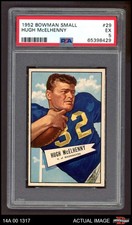 1952 Bowman Small #29 Hugh McElhenny 49ers RC HOF Washington PSA 5 - EX
