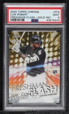 2020 Chrome Freshman Flash Gold Refractor 48/50 Luis Robert #5 PSA 9 MINT 0vf5