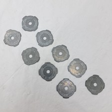 Vintage Webster Chicago Corp Metal 45rpm Record Adapter Set Of 9