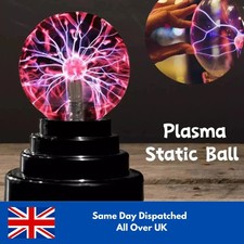 Lighting Atmosphere Plasma Ball Lamp Touch Glass LED Night Light