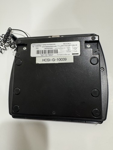 Topaz Backlit 4x3 LCD Signature Capture Pad Serial USB T-LBK750-BHSB-R - 第 4/5 張圖片