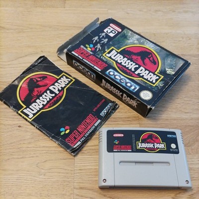 Jurassic Park Super Nintendo SNES Spiel mit OVP & Handbuch