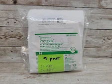 Protexis PI Neu-Thera Surgical Gloves Cardinal *9 Pair* Size: 6.5 *Exp: 06/26+*
