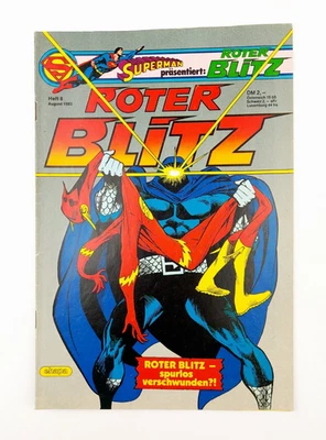 Rarität - Ehapa Comic Superman präsentiert: Roter Blitz Nr 8 /1983 (mit SE) Z1-2 - Bild 1 von 4