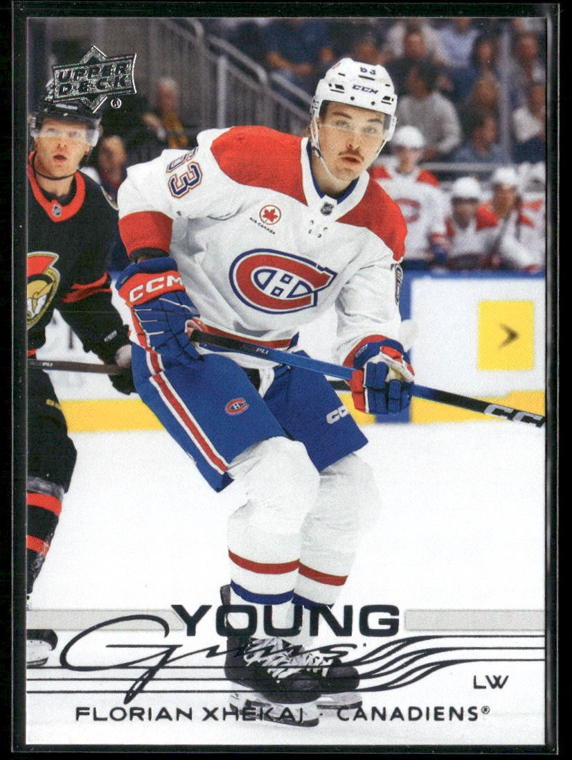 2025-26 Upper Deck #702 Florian Xhekaj Montreal Canadiens Young