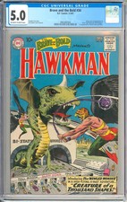 Brave and the Bold #34 Origin & 1st App. Silver Age Hawkman DC 1961 CGC 5.0