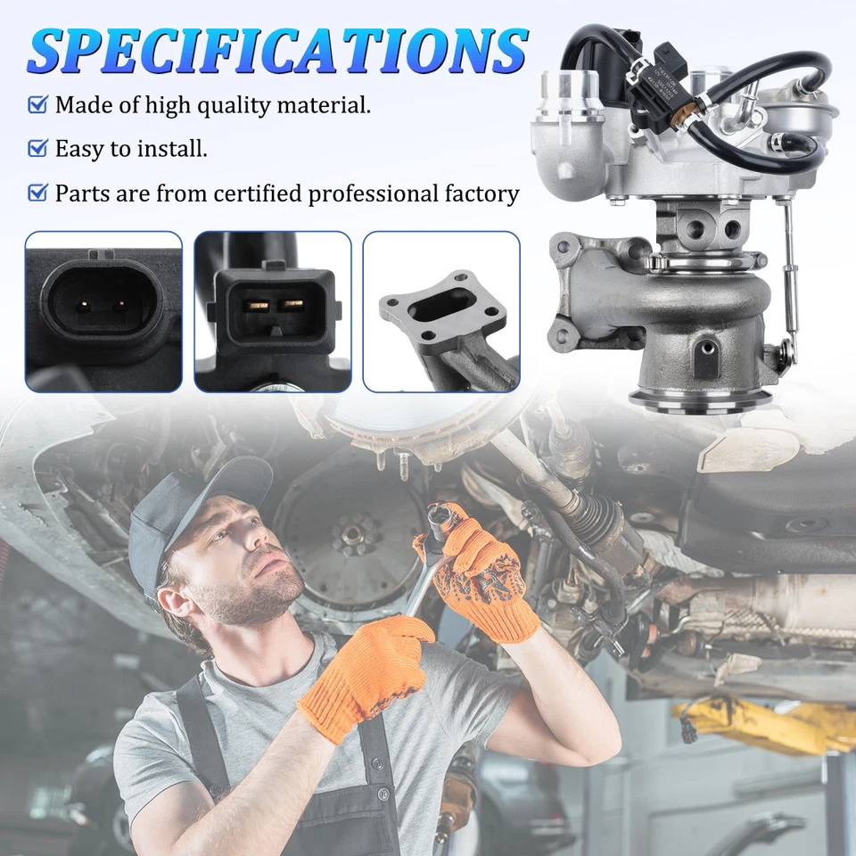 OEM Turbo Turbocharger 12687057 12669064 for 2016-2023 Chevrolet Malibu 1.5L Foto 2 de 4