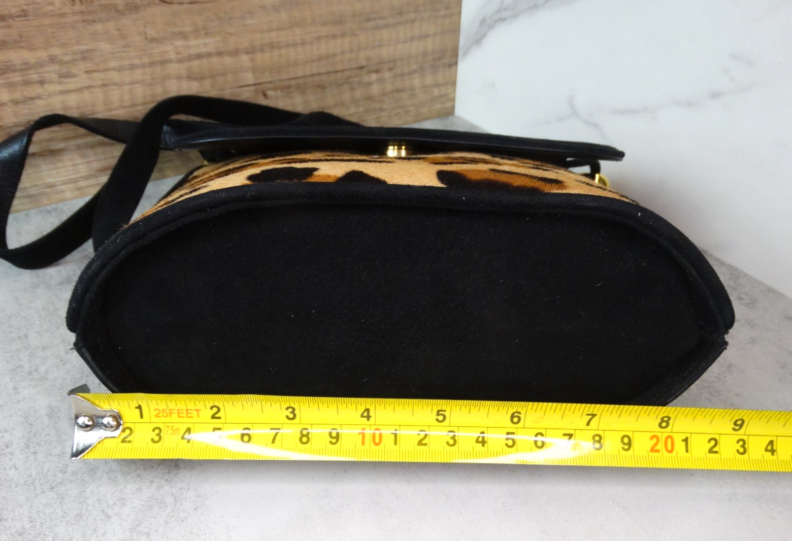 STUART WEITZMAN Countess Leopard Calf Ponyhair Bl… - image 19