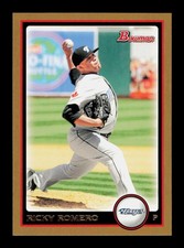 2010 Bowman #61 Ricky Romero Gold Toronto Blue Jays