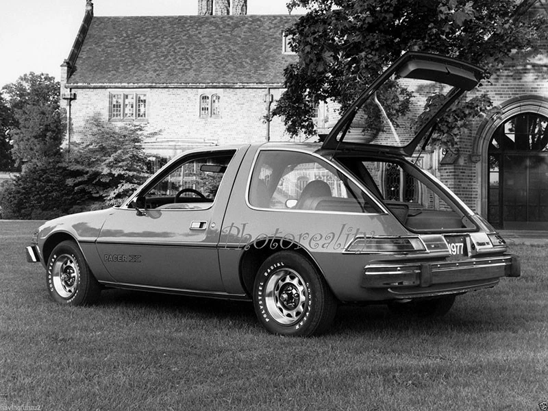 Original press photo for 1977 AMC Pacer X.