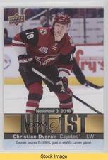 2016-17 Upper Deck NHL Firsts Christian Dvorak #NF-5 READ 8tn