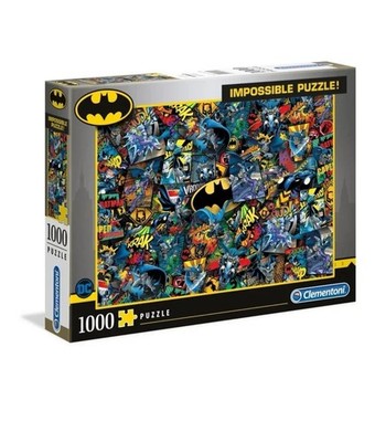 Puzzle Impossible Batman   1000 Pièces | Clementoni CLE39575 | DC Comics