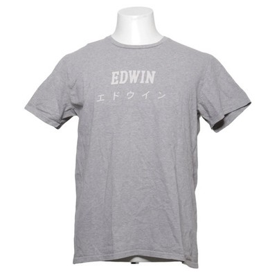 Edwin, T-shirt, Größe: L, Grau, Baumwolle, Print, Herren #qRJ