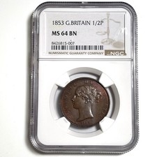 コレクション 1898 G.BRITAIN PENNY NGC MS64 BN Grade MS 64 UK Half Pennies for sale | eBay