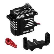 Coreless High Torque Micro Servo with Mount and Servo Horn for SCX24 C10 JLU ...