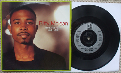 Bitty Mclean - Dedicated To The One I Love / It Keeps Rainin' - EX- 45 + PS