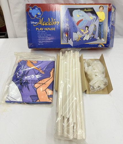 1990s Aladdin Playhouse Tent Never Used Open Box Disney Open Box Pkgs Sealed