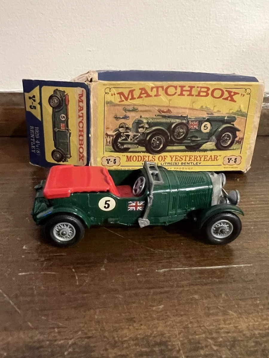 Matchbox Models of Yesteryear Bentley 1929 Year of Manufacture