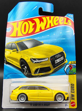 Hot Wheels Wheel Swap 17 Audi Rs6 Avant Yellow Silver Bbs Noscalpcustoms